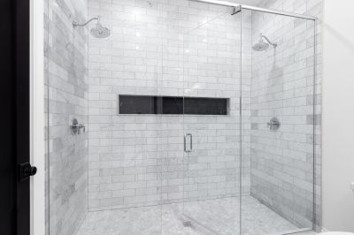 Luxury Shower with Glass Enclosure